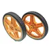 PLASTIC WHEEL FITS/REPL. Wheel Diameter: 300mm 12''   Tread Width: 43mm 1-3/4''  Bore: 12.7mm
